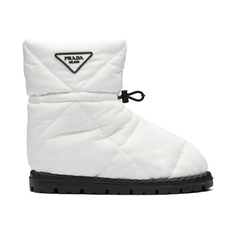 prada booties white sole|White Rubber booties .